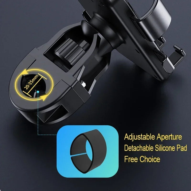 NEW Arrivals Blue/Pink/Black Color Bicycle Motorcycle Mobile Phone Holder with Umbrella for Electric Vehicle Scooter Cycling Mountain Phone Stand Handlebar Mount Bikes Accessories