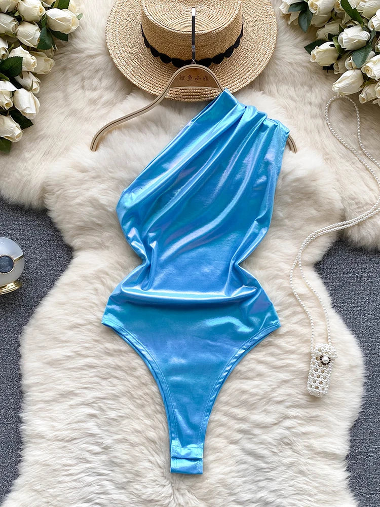 Women's Hollow Combination Bodysuit Slim Fit Erotic Mesh Lace Jumpsuit Bodysuit Sexy Fashion Pajamas