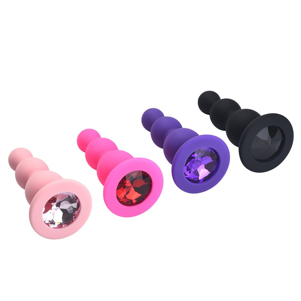 4 Colors Small Anal Plug Anus Expander Dildos Female Masturbator Massager Butt Plugs Gay 18+ G-Spot Stimulator Fetish BDSM Toys