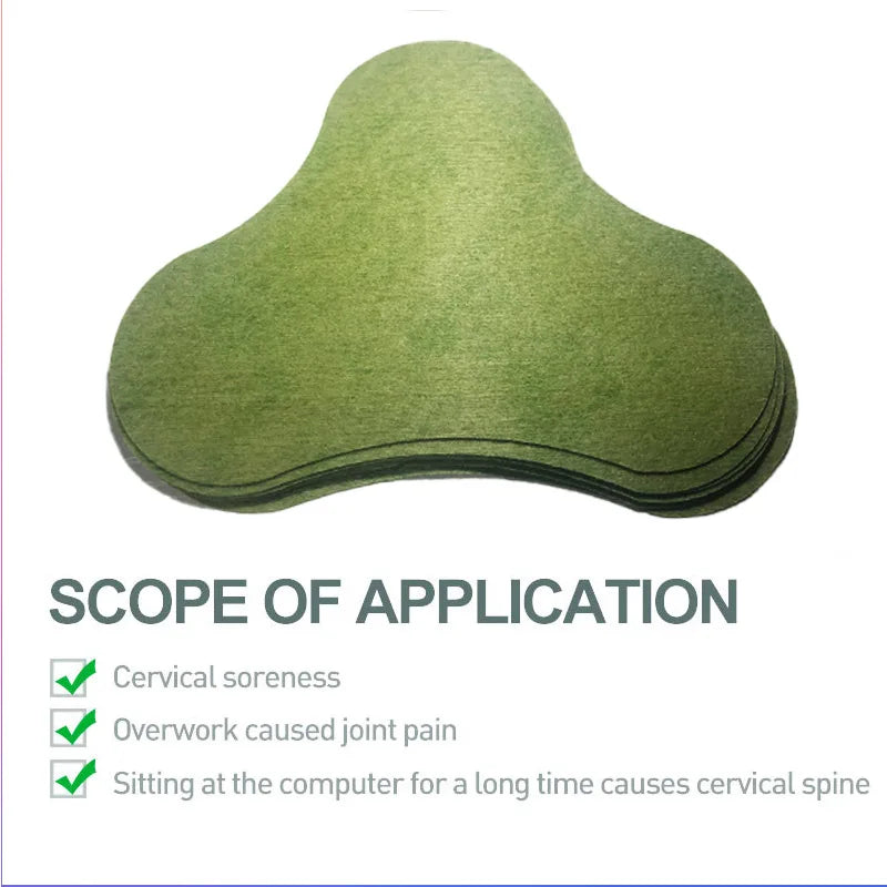 10pcs Self-heating Neck Patches Wormwood Plaster Joint Cervical Spondylosis Body Pain Relief Stickers Rheumatoid Arthritis