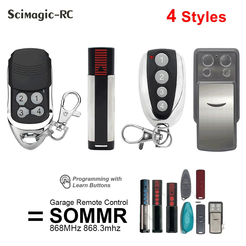 TX03 868-4 Garage Door Remote Control 868MHz Rolling Code 4 Buttons Hand Transmitter Top Quality New