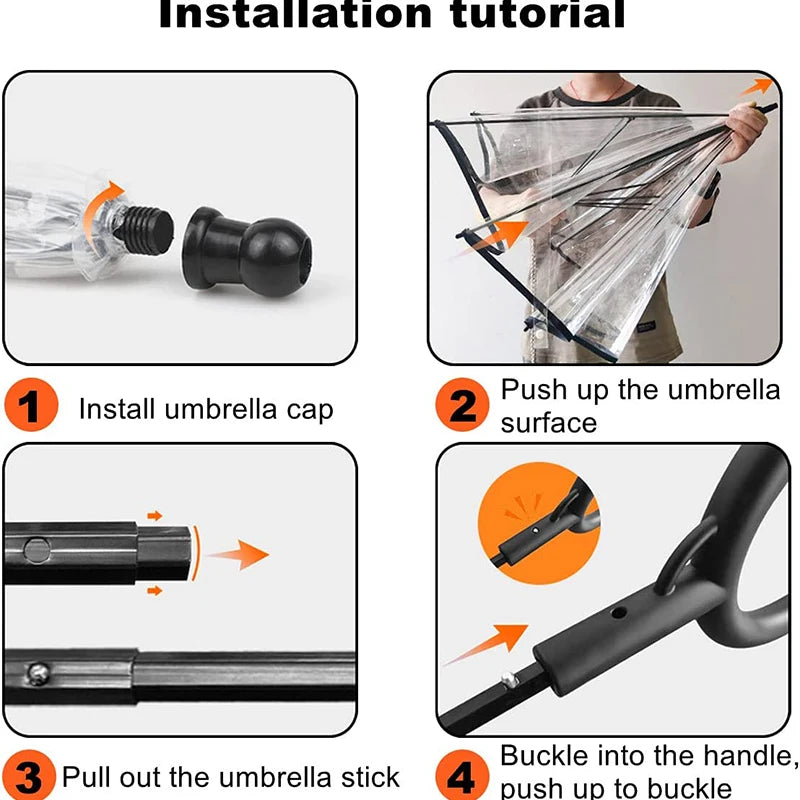 NEW Arrivals Pet Dog Sun Rain Protection Umbrella Easy View Clear Bendable Puppy Adjustable Umbrella Keeps Your Pet Dry Comfortable in Rain with Leash Set Pets Accessories