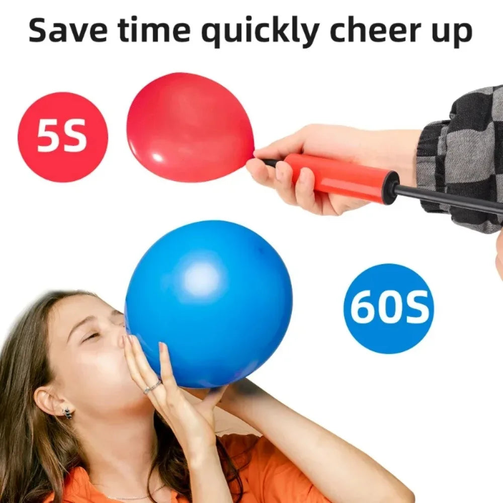 3PCS Manual Balloon Pumps Portable Air Inflator Pump Useful Latex Foil Balloon Inflator Party Decor Supply Balloon Accessories