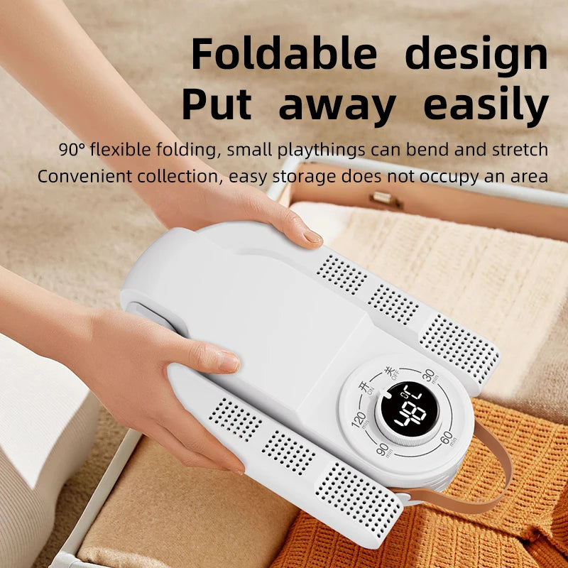 NEW Arrivals Portable Shoe Dryer Electric Shoe and Boot Dryer Intelligent Timer Adjustable Dryer Deodorizer Dehumidifier Shoe Drying Machine