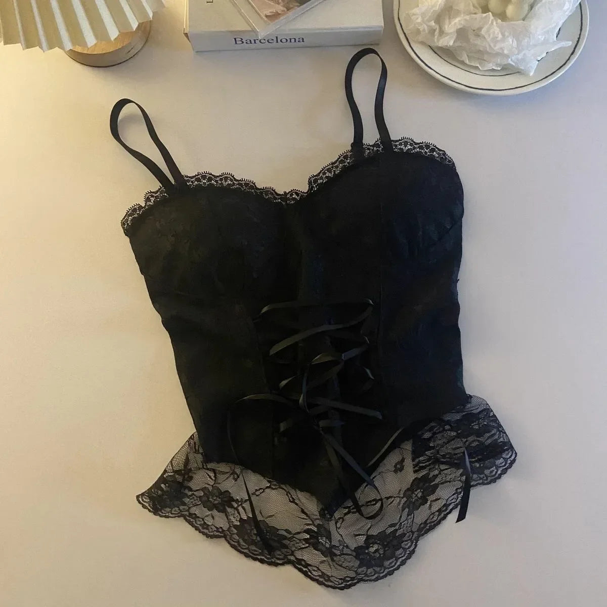 NEW Arrivals Sexy Clothes Blouses Sexy Crop Tops Women Corset Lace Bandage T-Shirt Camisole Woman Sling Tank Top Fashion Sleeveless Waistcoat Ladies Sexy Underwear Clothing