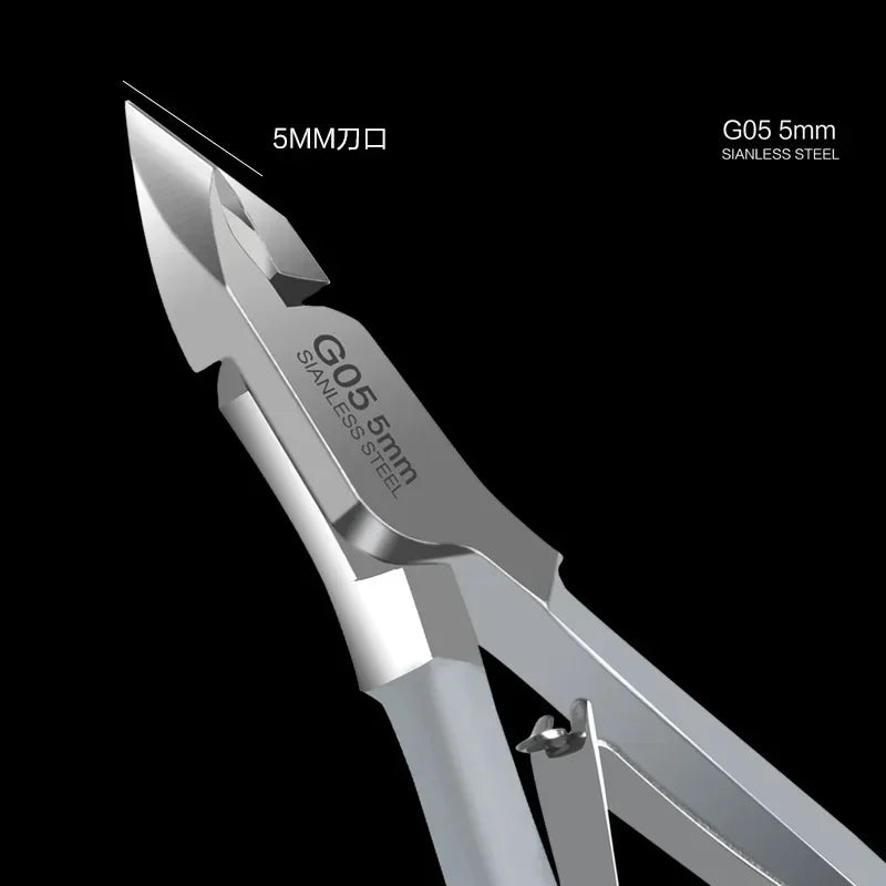 Stainless Steel Cuticle Trimmer Professional Nail Nipper Cuticle Remover for Fingernails Toenails Dead Skin Cuticle Scissors