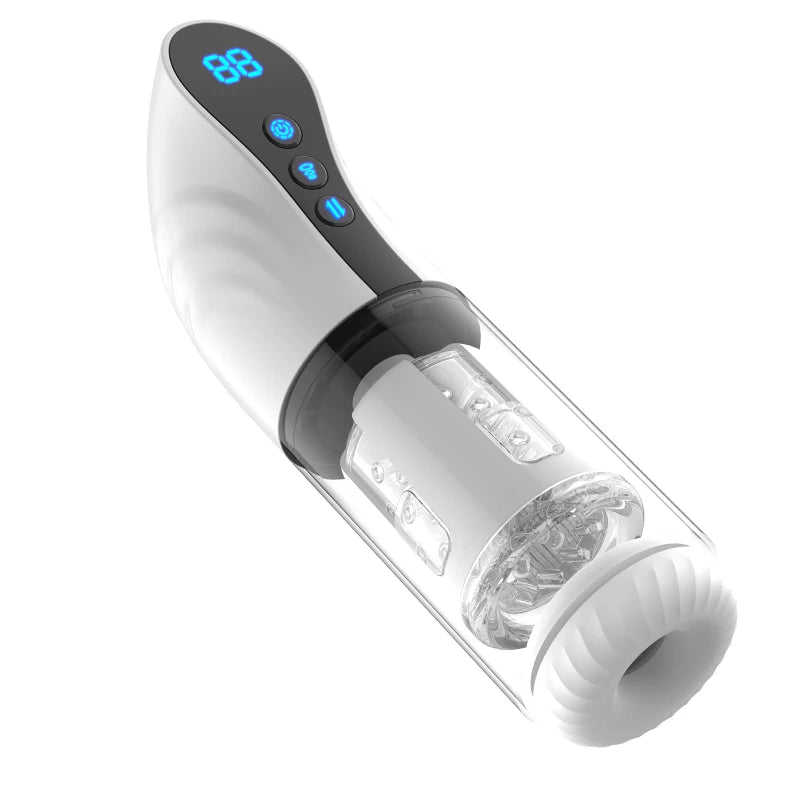 Telescopic Rotary Sucking Automatic Multinational Pronunciation Male Exercise Masturbator Adult High Stimulate Sex Toys for Men