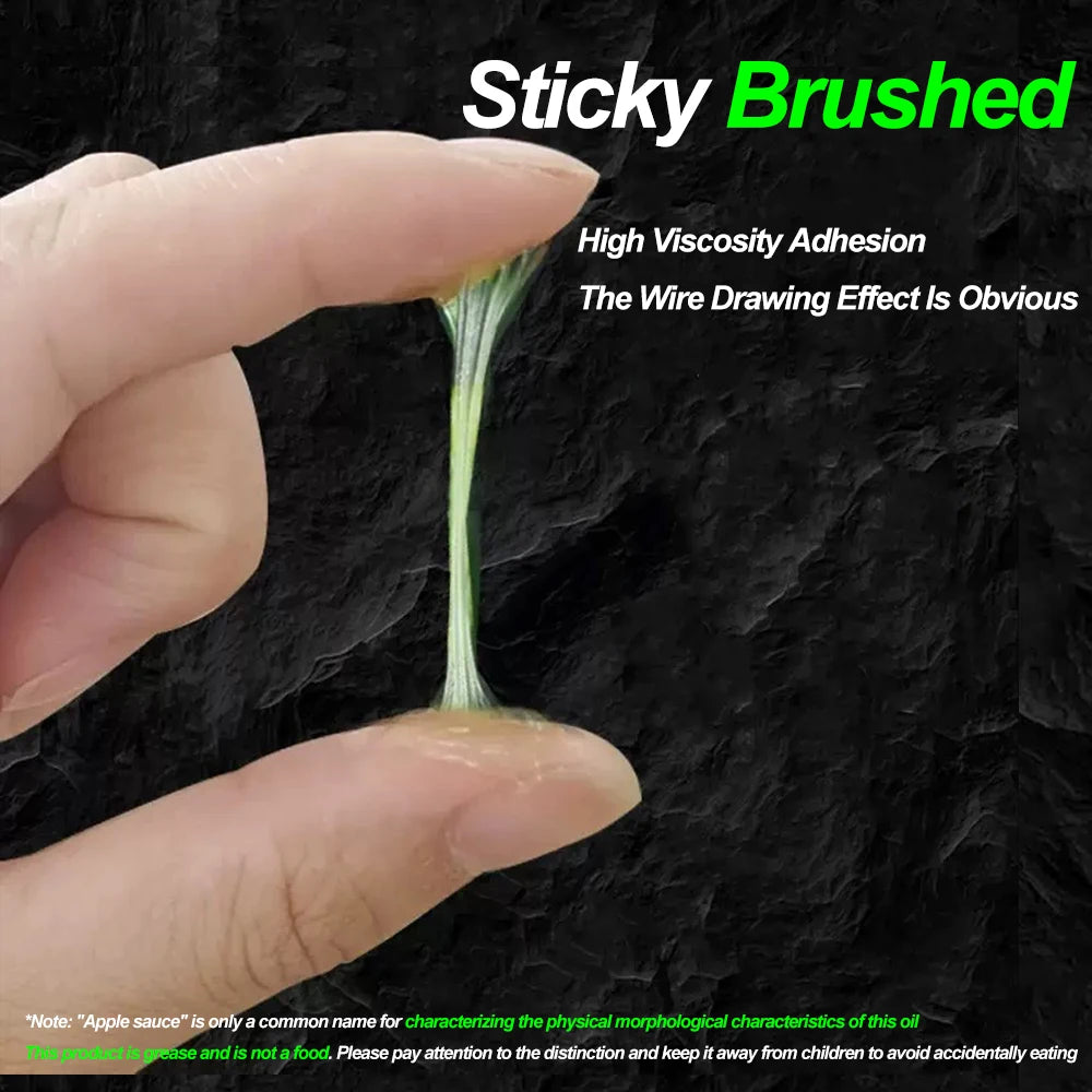 NEW 5PCS + 2 Tools Set Bicycle Grease Green Applesauce Bearing Grease Motor Oil Lubricant Optional Grease Gun, Bicycle Maintenance Accessories Sports Supplies
