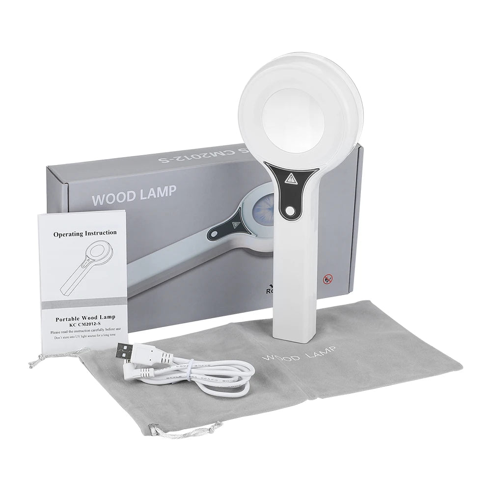 NEW Arrivals Woods Lamp Skin Analyzer For Skin UV Magnifying For Beauty Facial Testing Wood Lamp Light Skin Analysis Detection Personal Care Accessories Skin Care Supplies