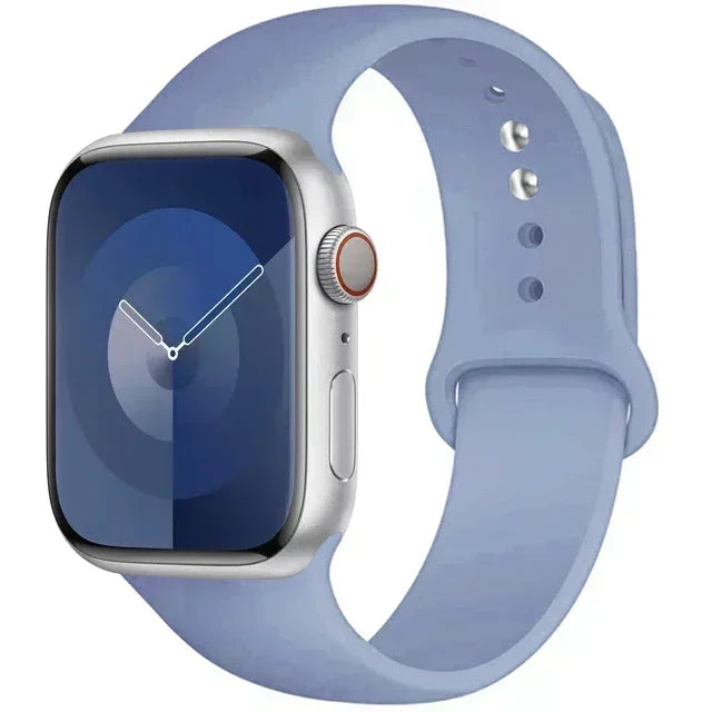 Original Silicone Strap For Apple Watch Band 44mm 38-40 42-46 41-45 46MM 49 mm Bracelet Watch Serie Accessories 10 9 7 4 5 6 8 SE Ultra 2 3 Electronics Supplies