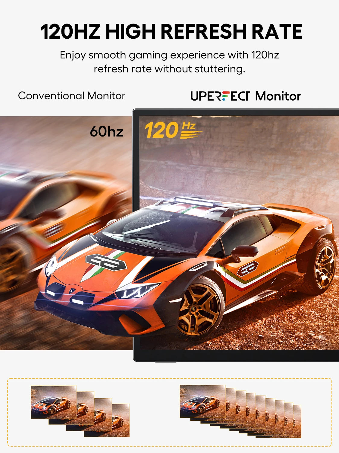 UPERFECT USteam E6 Pro 18.5" Portable Monitor Touch Screen 120Hz Smart Gaming Display For Laptop Phone Xbox PS4 PS5 Switch Mac