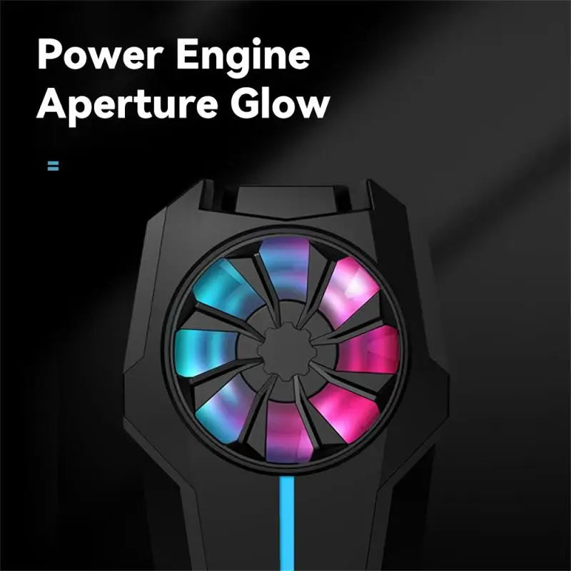 NEW!!!! Cooling Fan For Mobile Phone Rechargeable Battery Cooler Three Speed Adjustable Gaming Radiator Back Clip Phone Heatsink