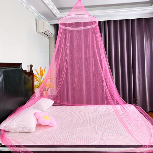 NEW Arrivals 5 Colors Large Bed Cover Mosquito Net All Seasons Insect Repellent Ideal for Room Decoration, Home Indoor Bedroom Outdoor Camping and Garden Protection