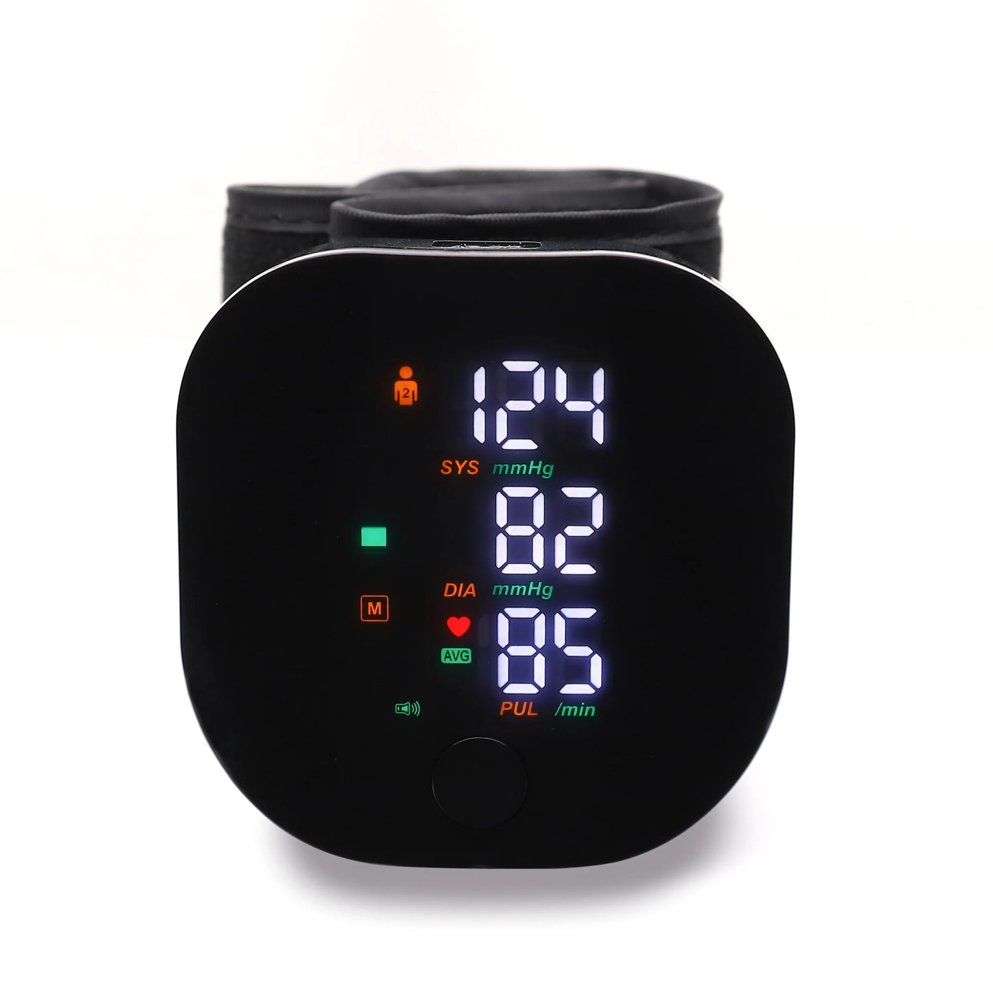 Rechargeable Wrist Blood Pressure Monitor Medical English Voice Digitlal Tensiometro Health Sphygmomanometer Tonometer