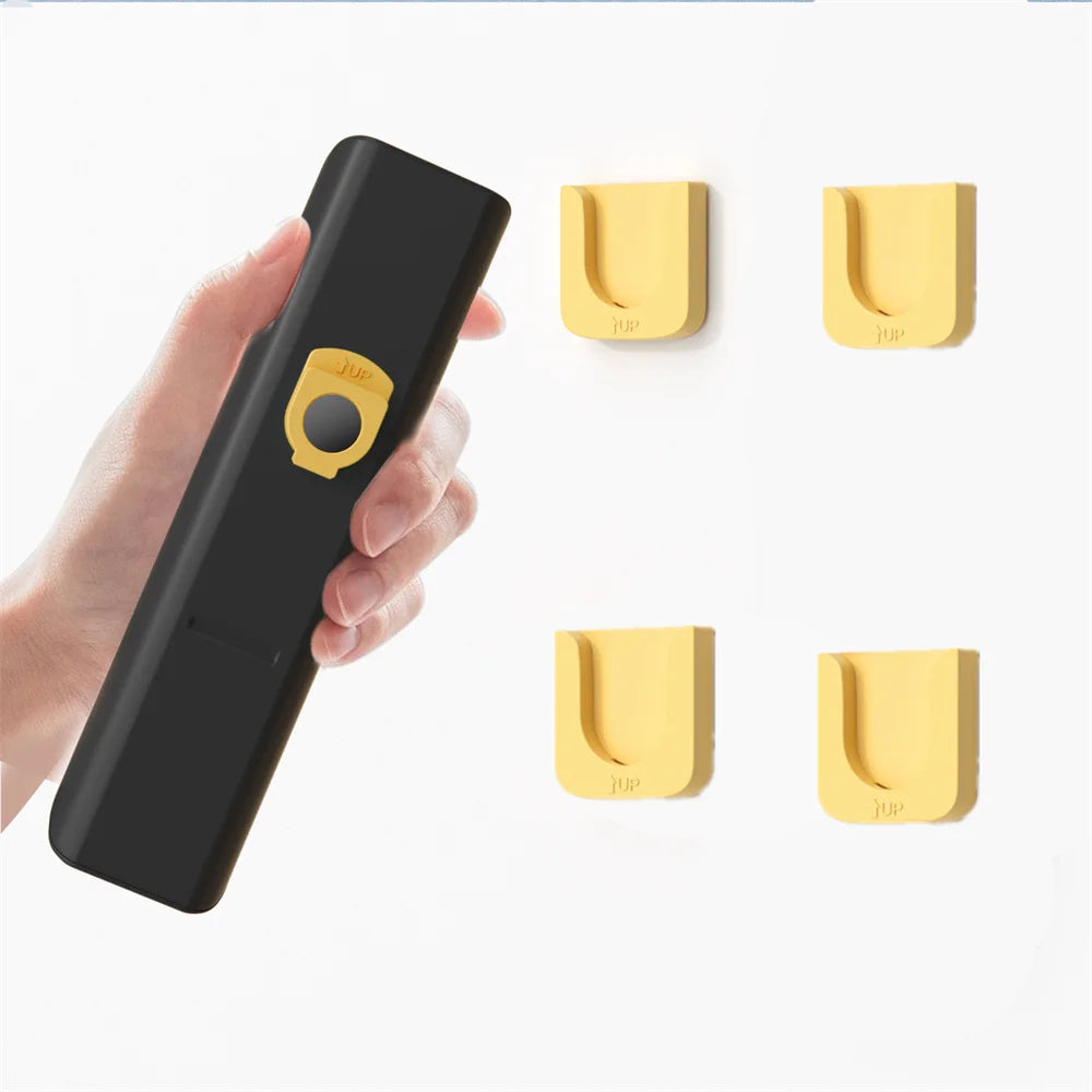 NEW 6PCS Set Remote Control Magnetic Hook Lock, Adhesive Wall Mounted Remote Control Storage Rack, No Punching Hook Home Electronic Accessories