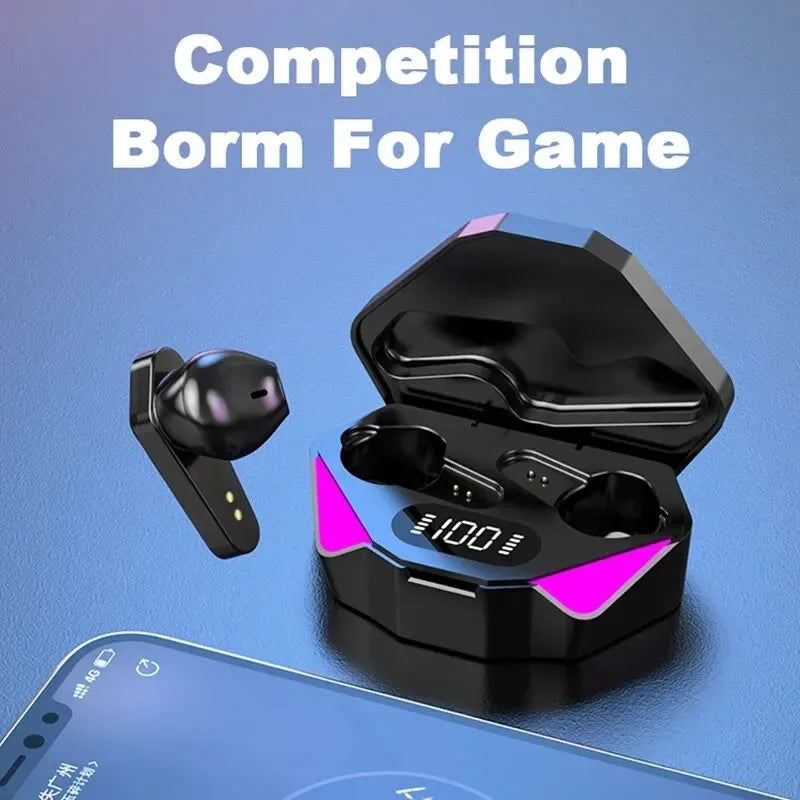 NEW Arrivals X15 TWS Gaming Earphone Wireless Bluetooth Earphone With Microphone Bass Audio Sound 9D Stereo Music HiFi Headset For Gamer All Phones Electronics Supplies