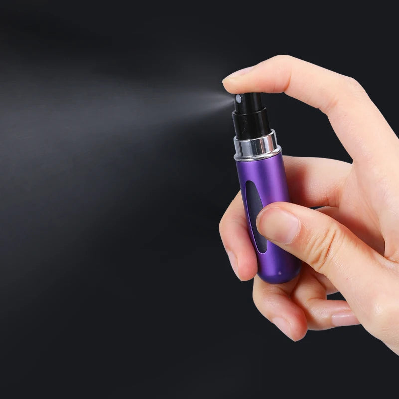 5/8ml Portable Mini Refillable Perfume Atomizer Aluminum Parfume Spray Bottle Empty Cosmetic Containers for Travel Tool