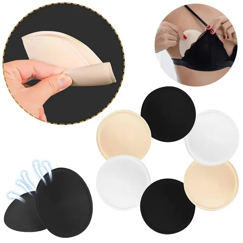 NEW Arrivals 10/20PCS Set Soft Bra Pads Inserts Removable Bra Pad for Women Breast Push Up Enhancer Bra Pad Sport Bras Cups Insert Bikini Swimsuit Breast Covers