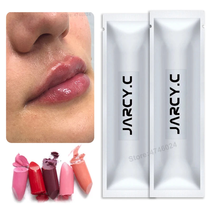 New Korean 2ml Hyaluronic Acid Lipstick Set Colour Matte Velvet Lipstick Waterproof Long Lasting Nude Lipstick Brightly Coloured