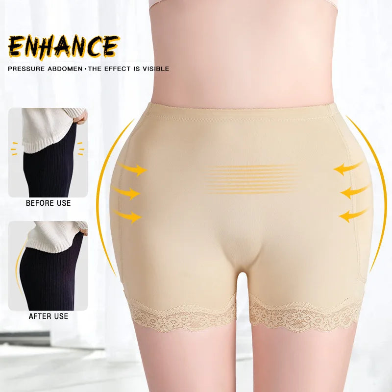 NEW Arrivals S(50KG) --6XL(135KG) Plus Size Padded Butt Lifter Corrective Underwear Butt Enhancer Body Shaper Modeling Strap Fake Hip Shapewear Panty Push Up Panties