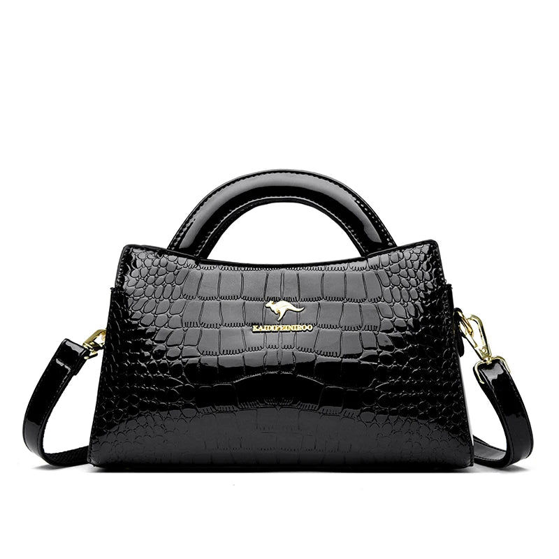 NEW Arrivals Australian Kangaroo Luxury Brand Alligator PU Leather Shoulder Crossbody Bag Clutch Hand Bags for Women Handbags New Style Luxury Bags