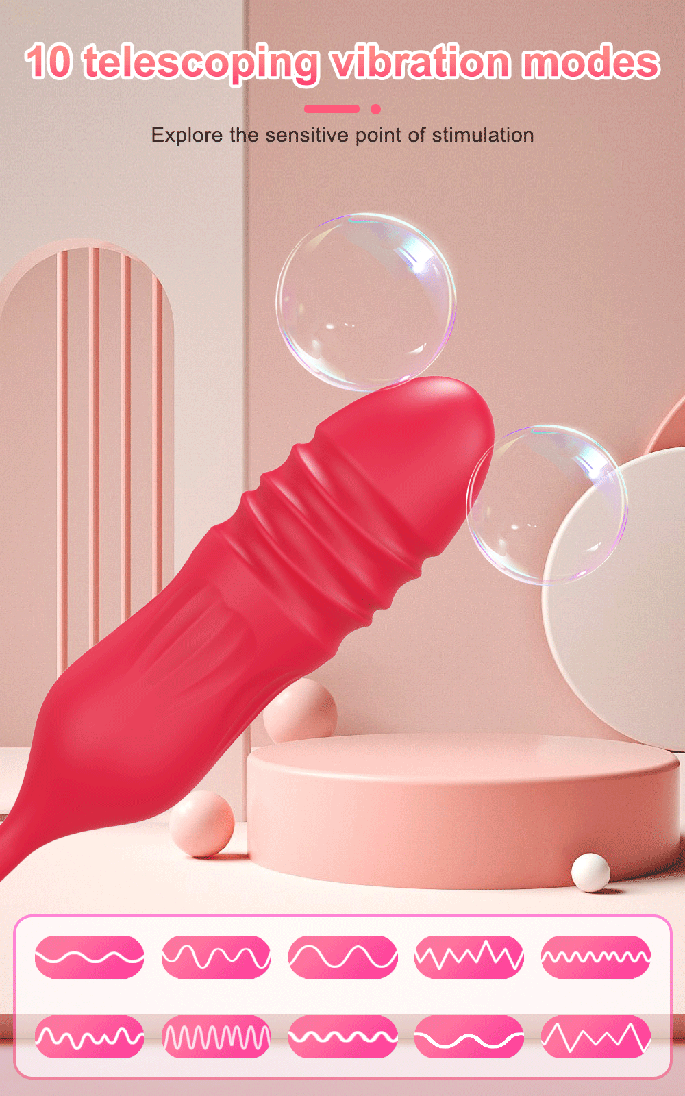 Rose Toy Dildo Thrusting Vibrator for Women Egg Clitoris Sucker Stimulator Tongue Licking Adults Goods Sucking Sex Toys Female