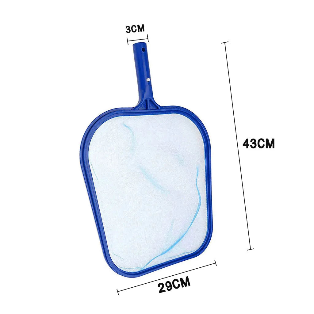 Tub Cleaner tool Professional Lightweight Mesh Frame Net Durable Blue Swimming Pool Spa Leaf Trash Net Skimmer Rake