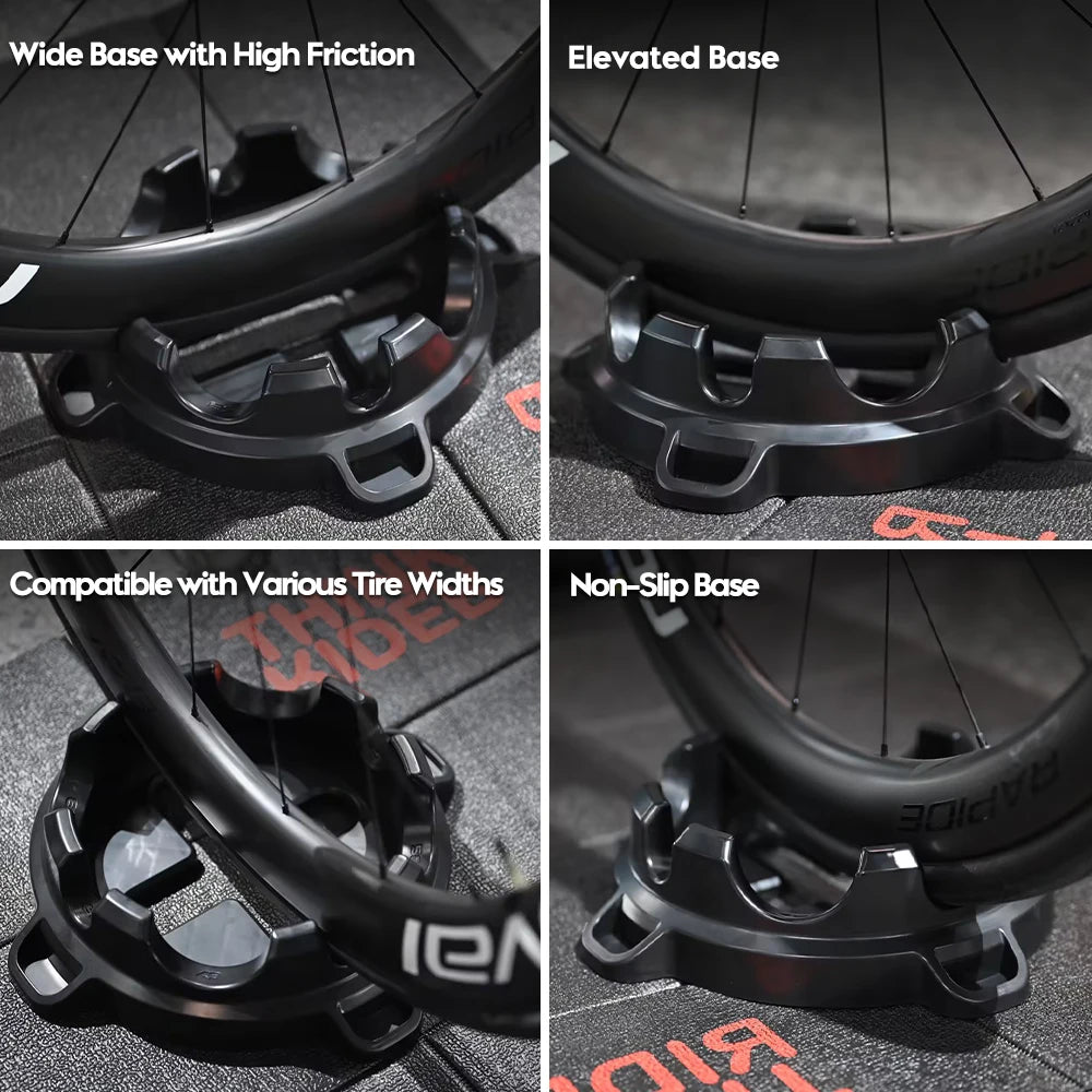 NEW Arrivals Think Rider Bike Trainer Front Wheel Block, Suitable for 700C, 26/27.5/29 inch Tire Indoor Bike Trainer Stand Front Wheel Holder Bicycle Accessories