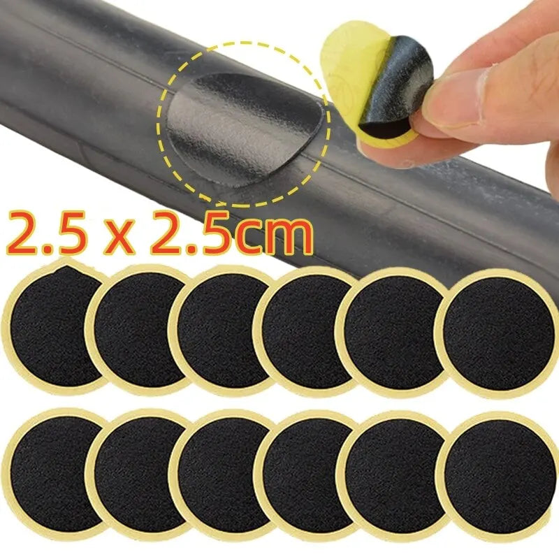 30/20/PCS Bicycle Glue-free Tire Patches Tool Quick Repairing Tyre Protection Patch Adhesive Quick Drying Bike Accessories