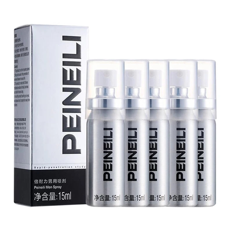 NEW Arrivals 5PCS Set Sex Delay Spray for Men Male External Use Anti Premature Ejaculation Prolong 60 Minutes SEX Penis Enlargement