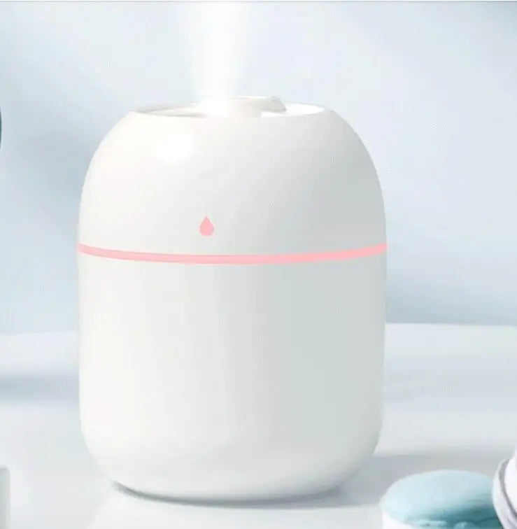 NEW Arrivals 250ML USB Mini Air Humidifier Aroma Essential Oil Diffuser For Home Office Car Ultrasonic Mute Mist Maker Diffuser with LED Color Lamp Bedroom Living Room Aromatherapy