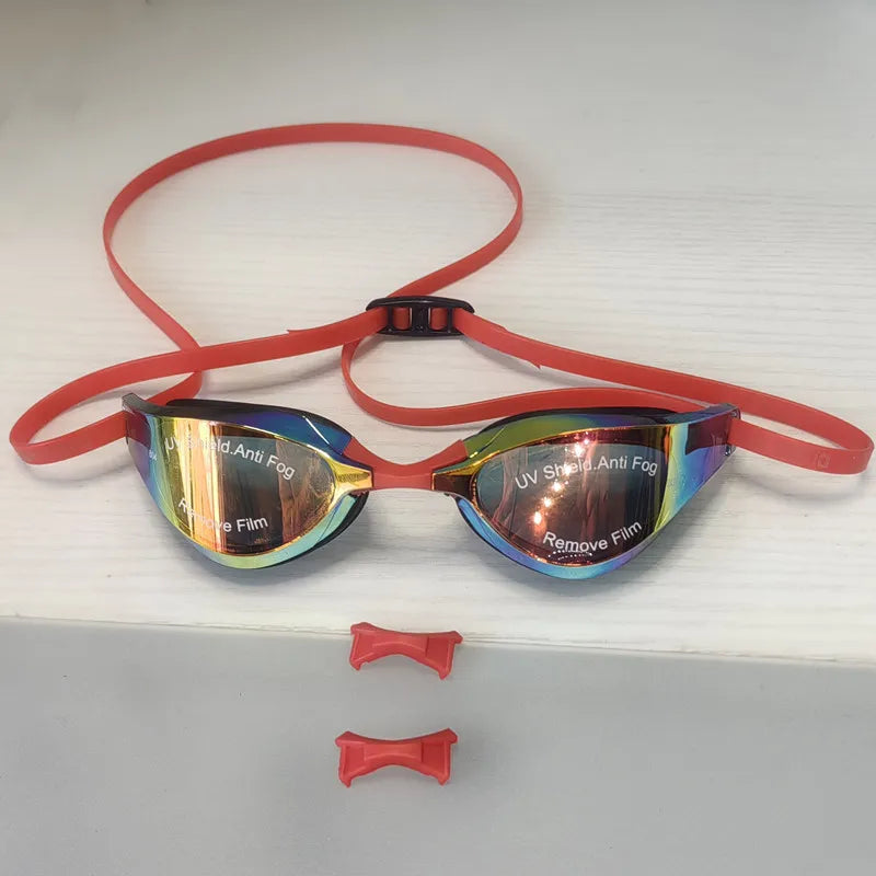 NEW 2PCS Set 3 Colors 100% Original ARENA Professional UV Protection Goggles + Case Adults Racing Goggles Anti-Fog Glasses Waterproof HD Swimming Eyewear Adjustable Swimming Accessories