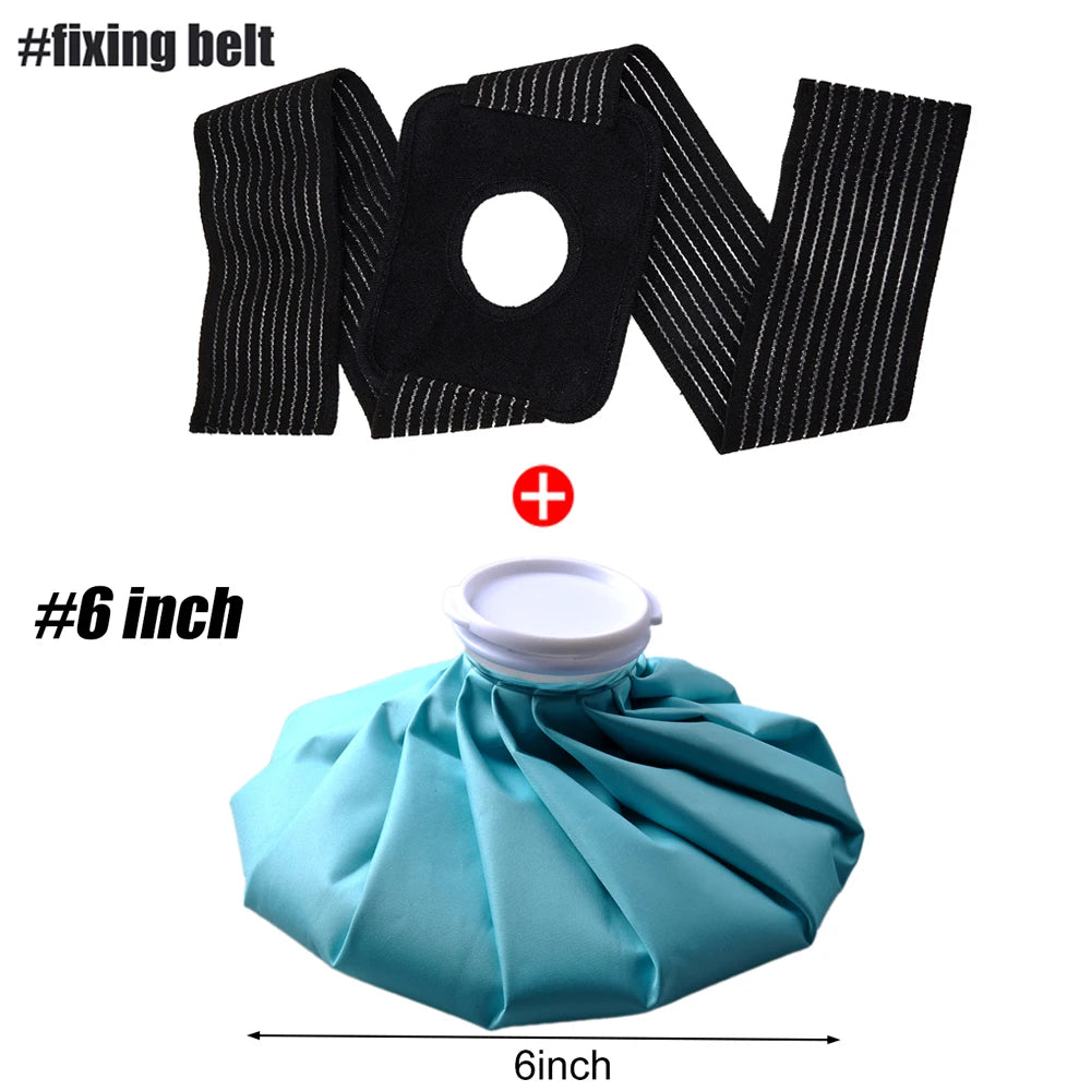 NEW Arrivals 3PCS + Belt Set Ice Bag Packs for Injuries, Reusable Ice Bags, Hot & Cold Therapy and Pain Relief for Knee Leg Treatment No-Leak Waterproof Ice Sports Accessories Health Care Supplies