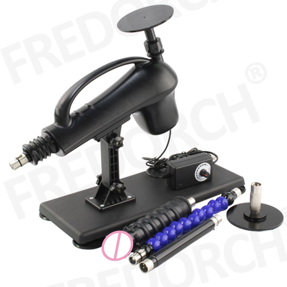 Fredorch New Automatic Sex Machine Sex Toys,Thrusting Machines for Men Women,Love Machine Device Gun with 3XLR dildo Attachments