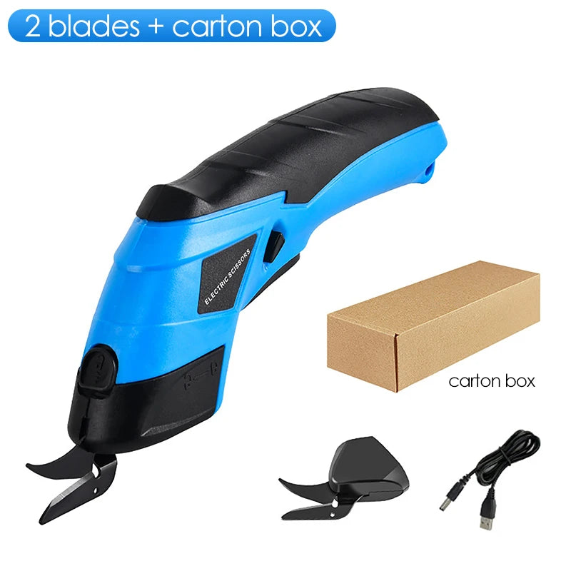 NEW Arrivals Glass Fiber Carpet Electric Tailoring Scissors Wireless USB Charging Scissors Multifunctional Cutter for Cotton Fabric/Leather/Cloth/Cardboard Cutter Home Supplies