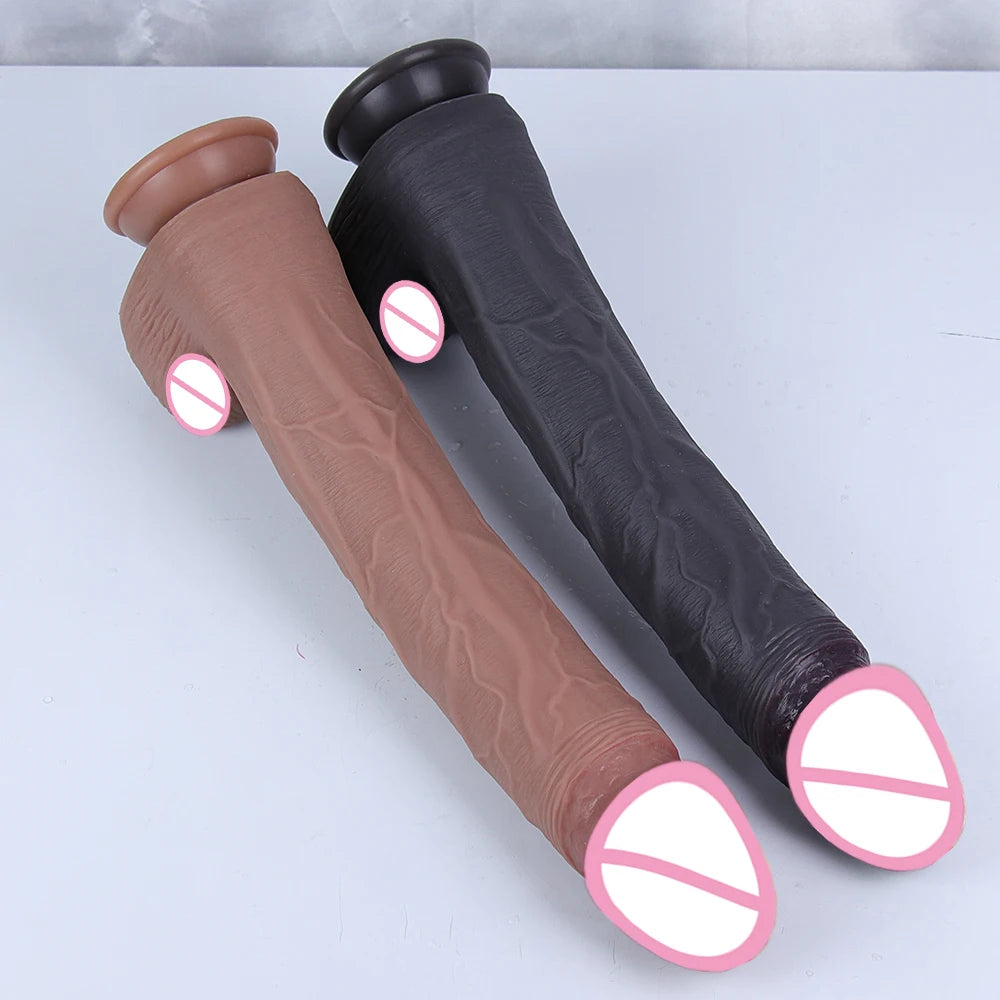 11inch Insertable Length Super Long Dildo Huge Penis Soft Silicone Big Suction Cup Anal Sex Toys For Woman Strapon Monster Dick