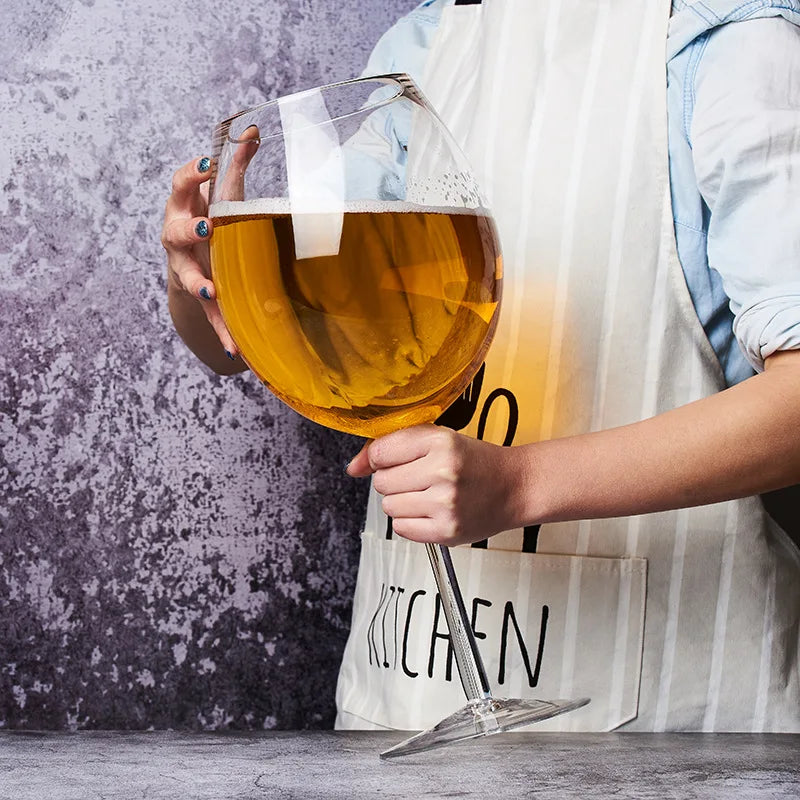 3200ML Large Beer Glass Creative Parody of Large Capacity Wine Glasses Giant Tall Glasses