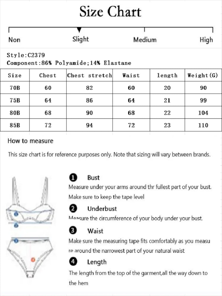 Heavy Duty Elegant Push Up Bra 2 Pieces For Women Black Polyester Set Sexy Lingerie Underwear Set C2379