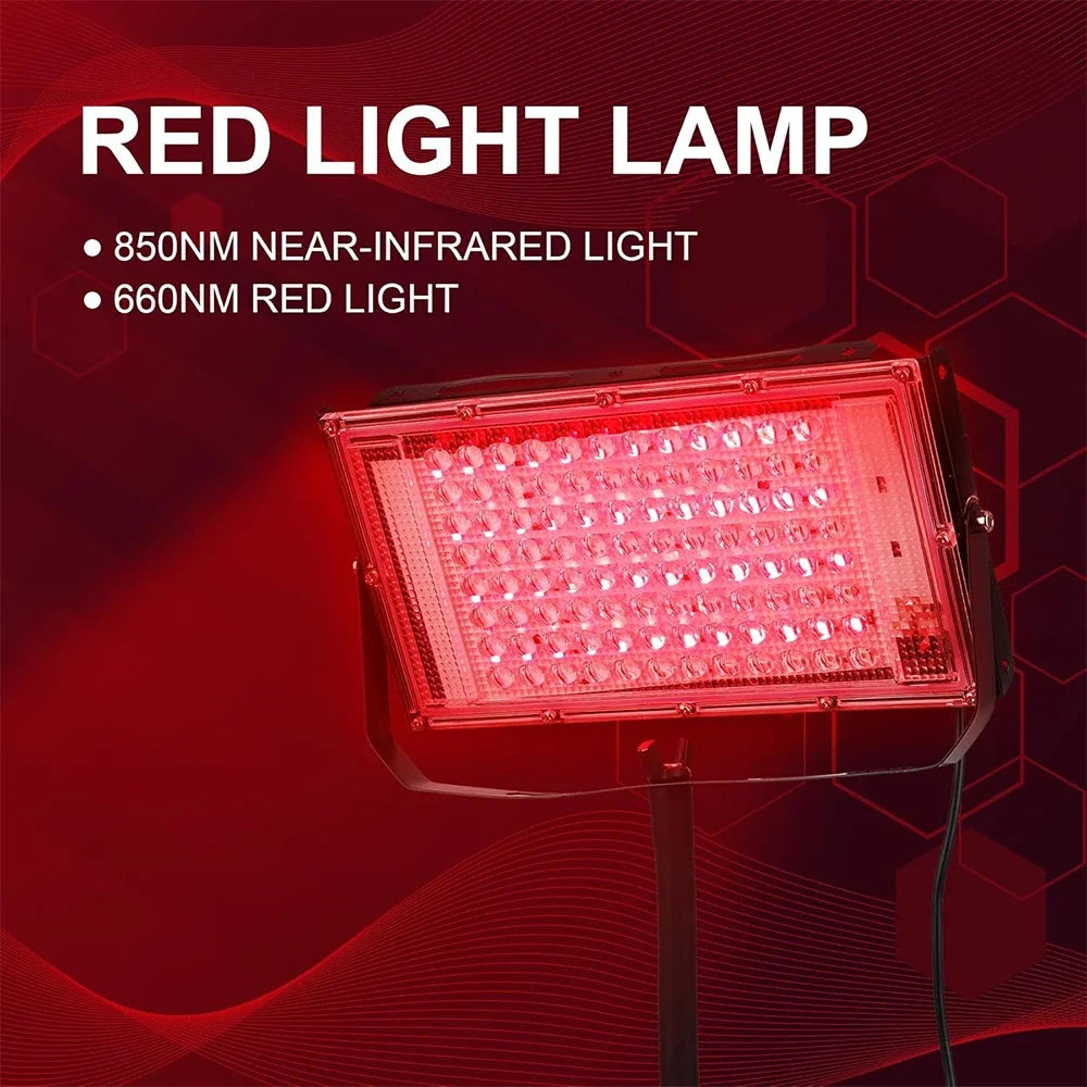 NEW Arrivals Full Body Pain Relief and Skin Care 96 LED Lamps Red Light 660nm and 850nm Near Infrared Light Therapeutic Devices Knee Arthritis Muscles Back Spine Health Care Supplies