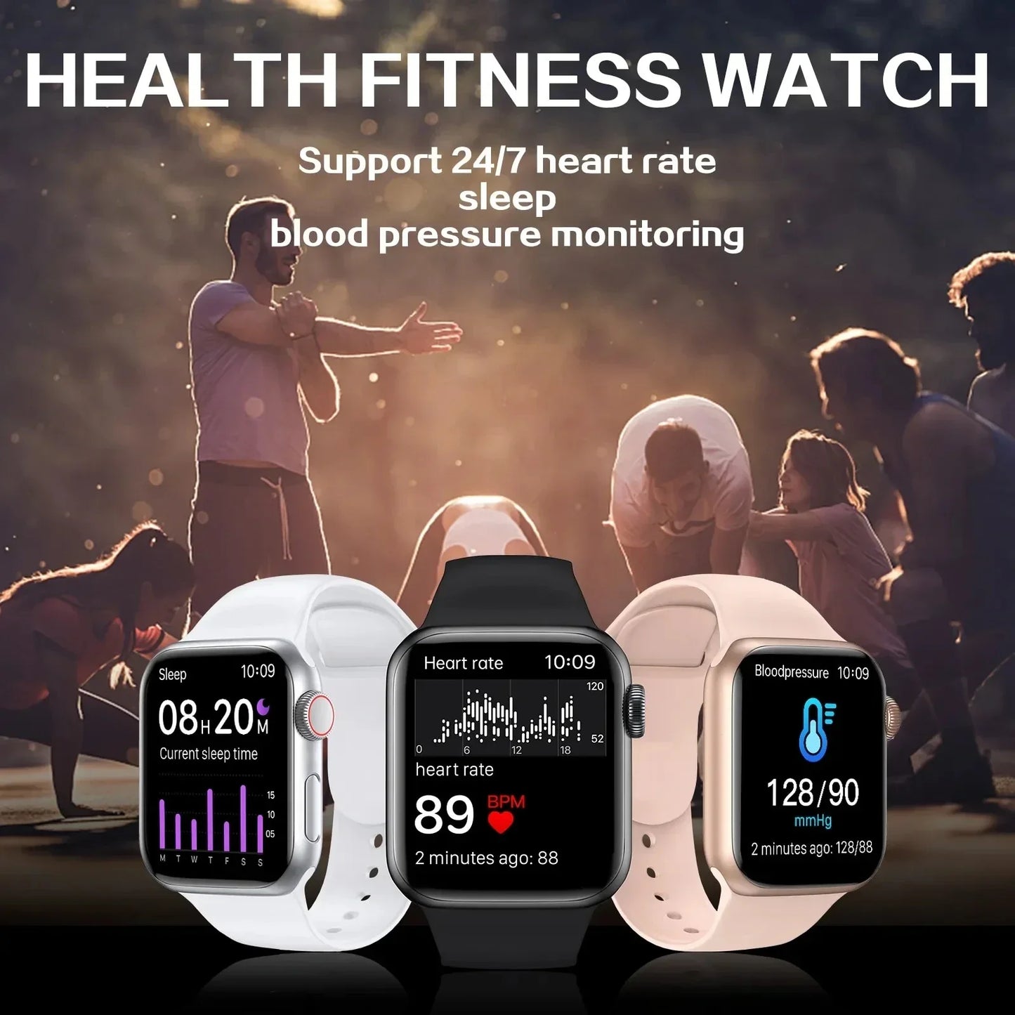 Smart Watch I8 Pro Max Answer Call Sport Fitness Tracker Custom Dial Smartwatch Men Women Gift For Apple Phone PK IWO 27 X8 T500