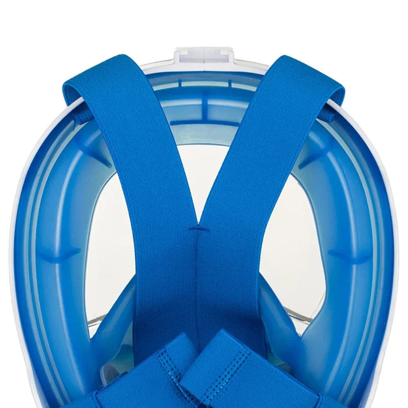 NEW Arrivals S-XL Size Full Face Professional Dive Snorkeling Dry Style Silicone Diving Mask Dual Tube Adult And Children Swimming Water Pool Beach Underwater Accessories Sports Supplies