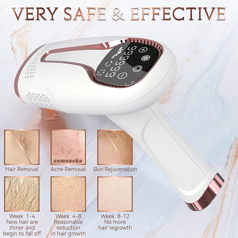 Flashes IPL Laser Epilator for Women Home Use Devices Hair Removal Painless Electric Epilator Bikini