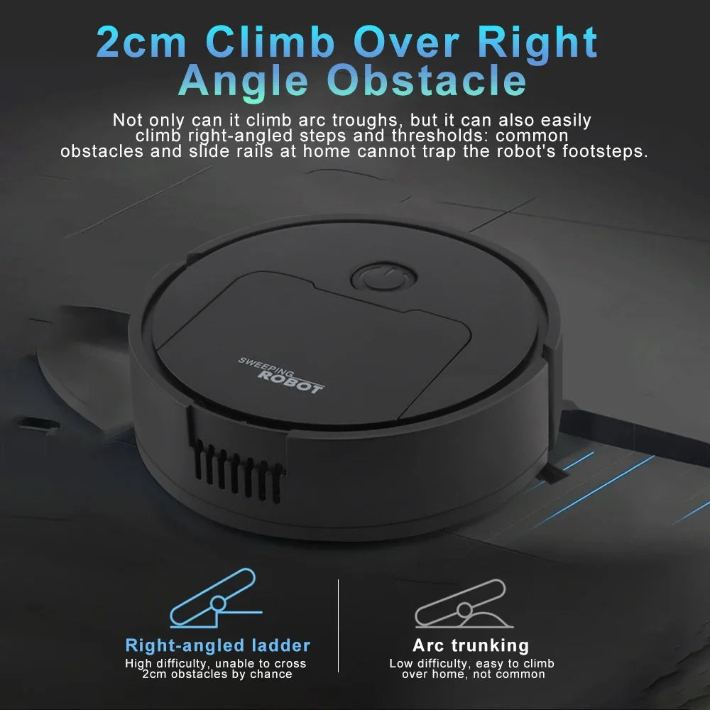 NEW Arrivals 3 in 1 Set Fully Automatic Sweeping Robot Suction And Sweeping Mop Household Lazy Person Intelligent Three In One Sweeping Machine Home Office Cleaning Supplies