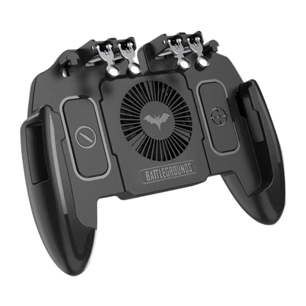 1~5PCS Mobile Joystick Controller Turnover Button Gamepad for PUBG iOS Android Six 6 Finger Operating Gamepad With Cooling Fan
