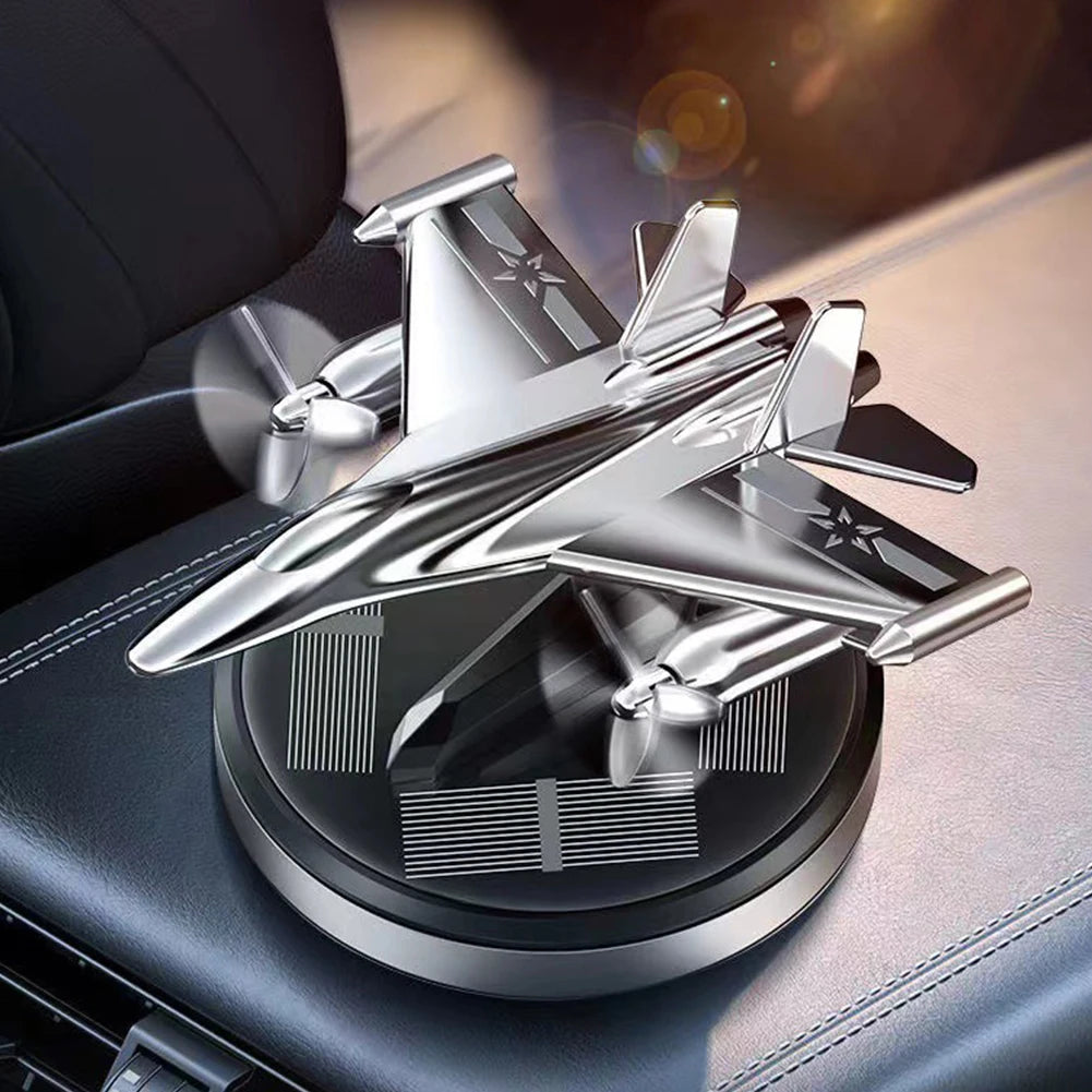 Car Air Freshener Solar Fighter Propeller Flavoring Fragrance Decoration Car Interior Accessories Men And Women Perfume Diffuser