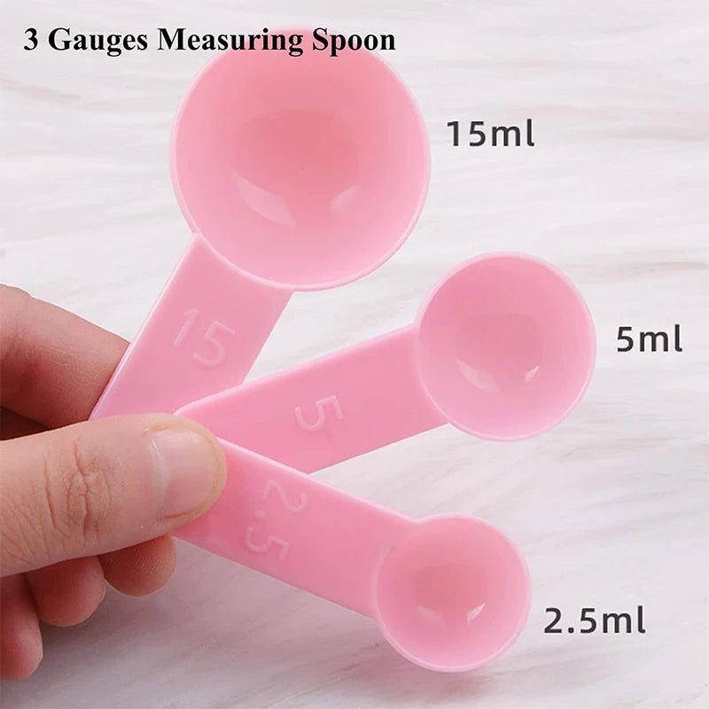 Mask Bowl and Stick Set, 9 Pieces DIY Tools Kit, Bowl, Lid, Brush, Stick, Spray Bottle, Soaking Bottle, Make Mask Easier