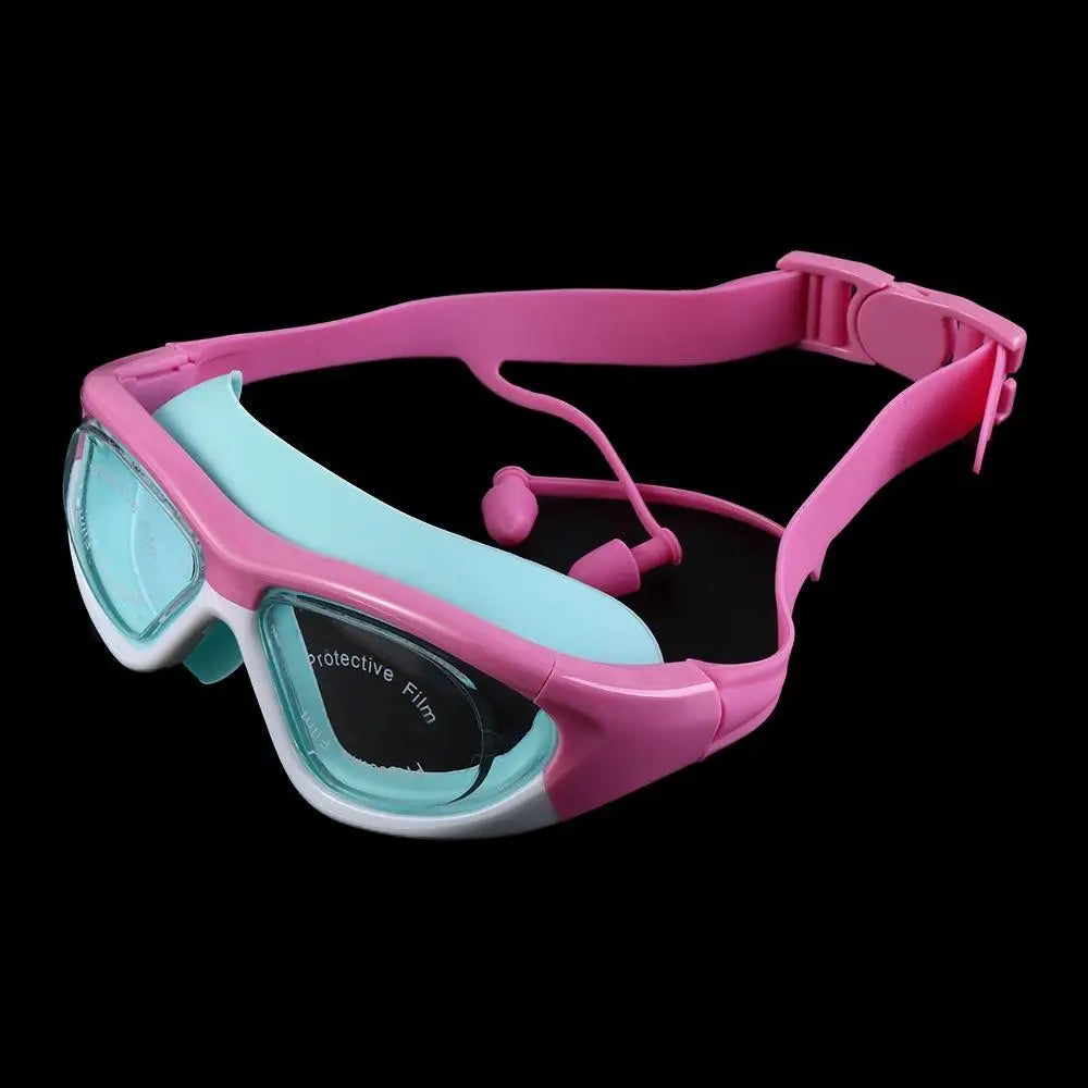 NEW Sports Eyewear Earplug Silicone Anti-Fog UV Protection Waterproof Swimming Glasses Underwater Goggles Swim Goggles Swim Eyewear