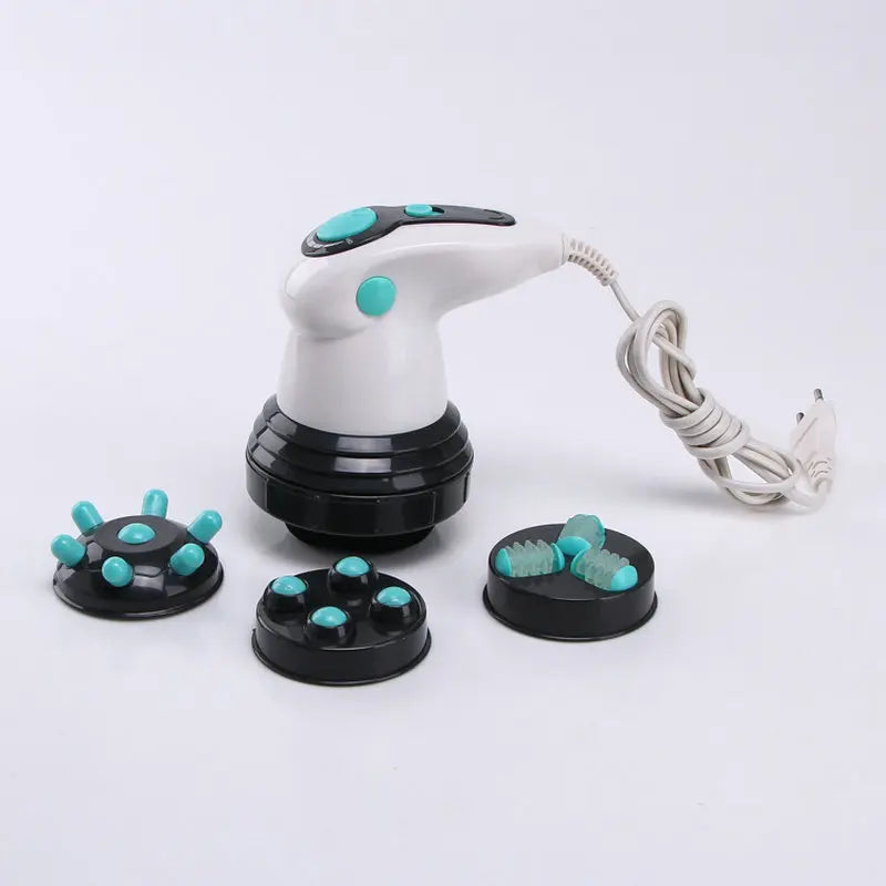 NEW Arrivals 4 in 1 Set Anti Cellulite Massager Electric Body Innovation Slimming Massager Roller Handheld Infrared Arm Leg Hip Belly Fat Remover Body Care Accessories Health Care Supplies