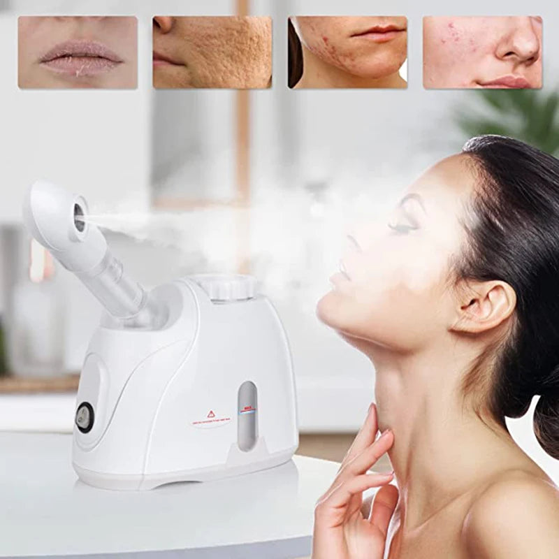 Ozon Facial Steamer with Extendable Arm Steaming Warm Mist Humidifier For Face Spa Sinuses Moisturizing, Homeuse,Salon