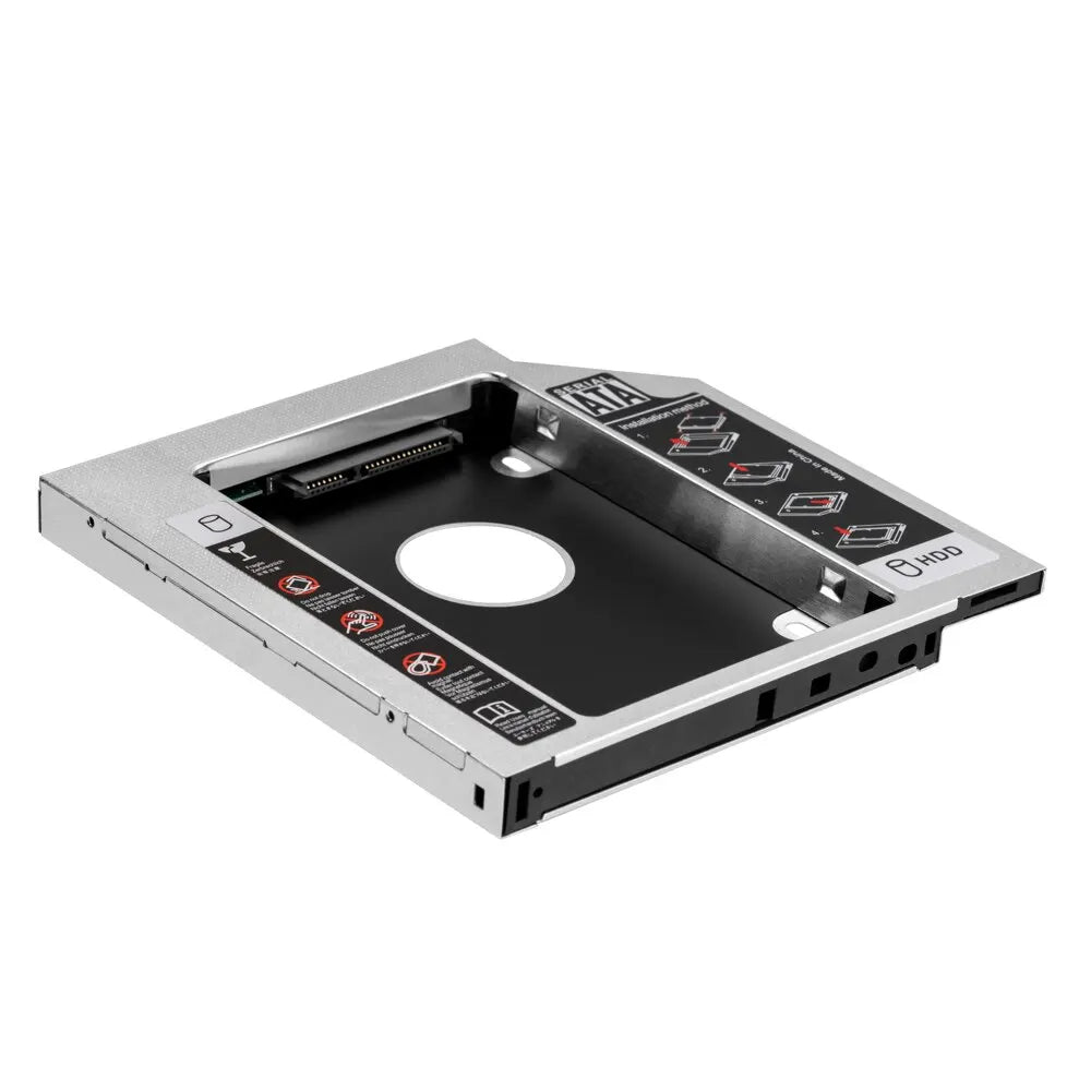 UnionSine 9.0 9.5 12.7mm HDD Caddy SATA 3.0 for 2.5'' SSD Case Hard Disk Drive Adapter for Laptop CD DVD-ROM Optibay